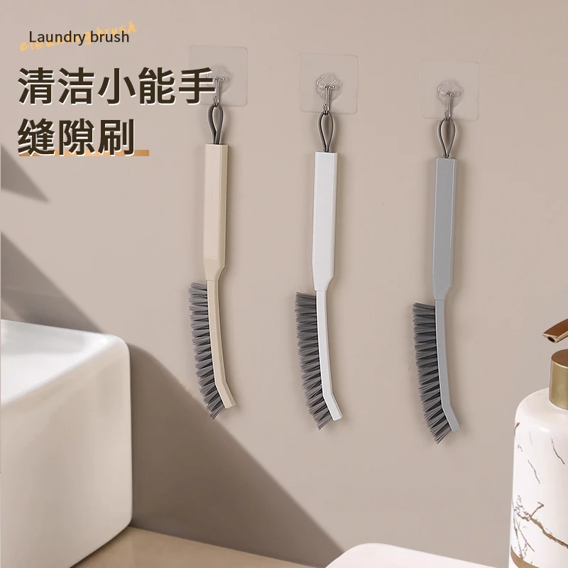 SHOGOLE/小国乐去死角高品质缝隙刷2913板刷长柄浴缸刷子缝隙刷