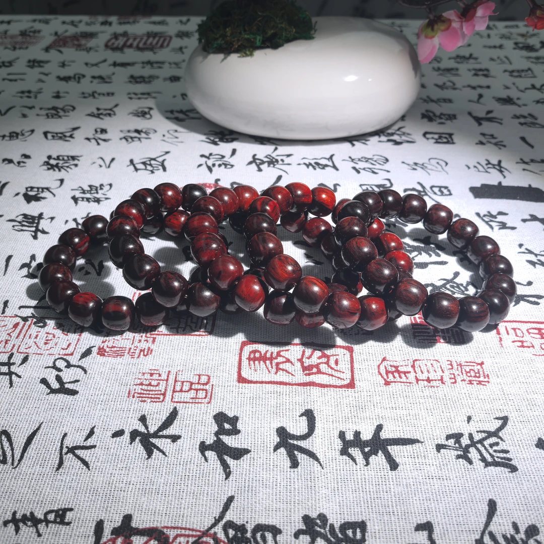 【九韵木语】印度小叶紫檀 1.3*1.4 老型 果冻料 发其一 XY45226