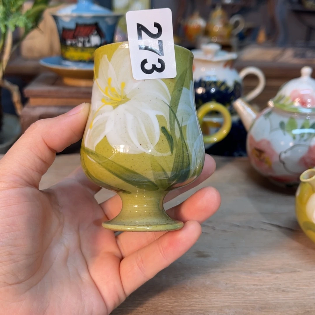 杯素浅陶瓷手工手绘