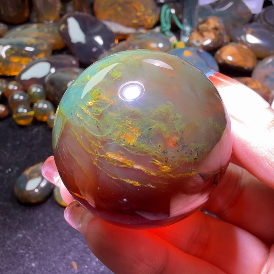 未镶嵌琥珀裸石13号