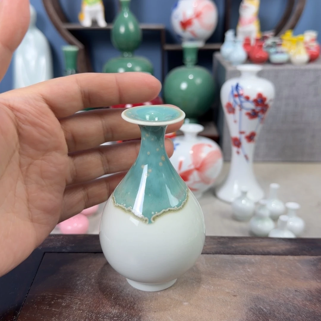 陶瓷手工小花器摆件