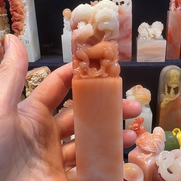 寿山石印石l****7寿山石手工雕刻