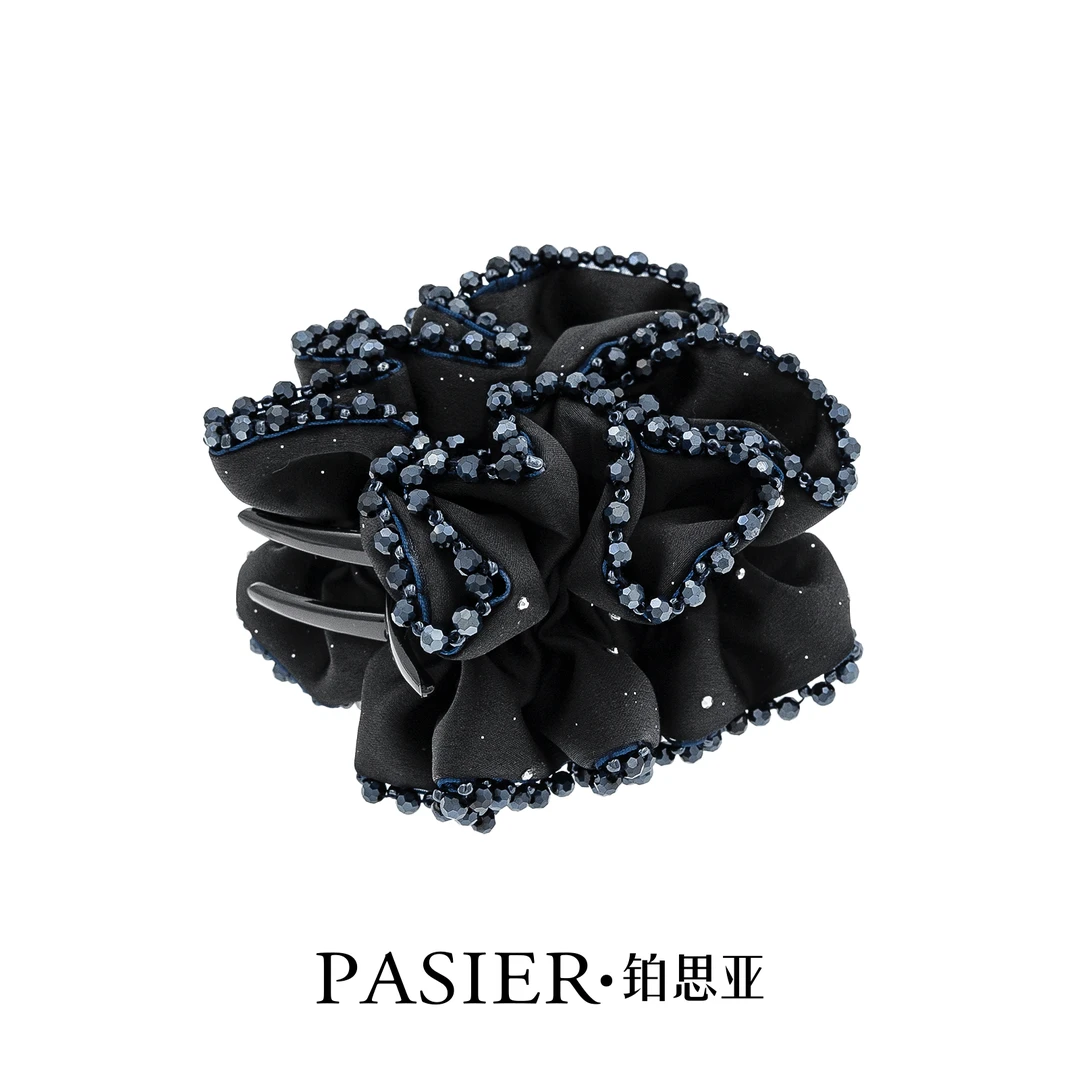 铂思亚  巴黎赫本 6公分气质时尚百搭丸子夹发夹FB2085