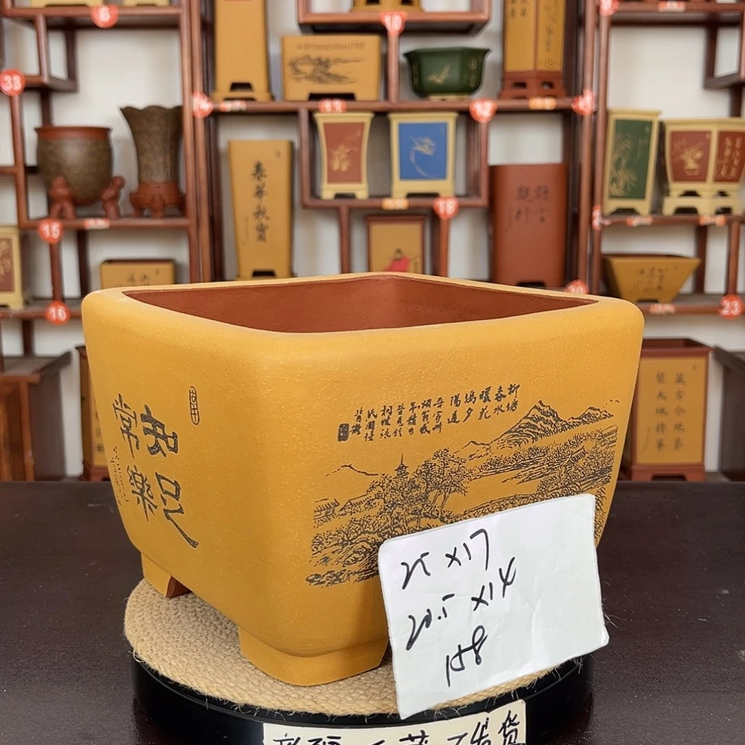 紫砂花盆紫砂花盆