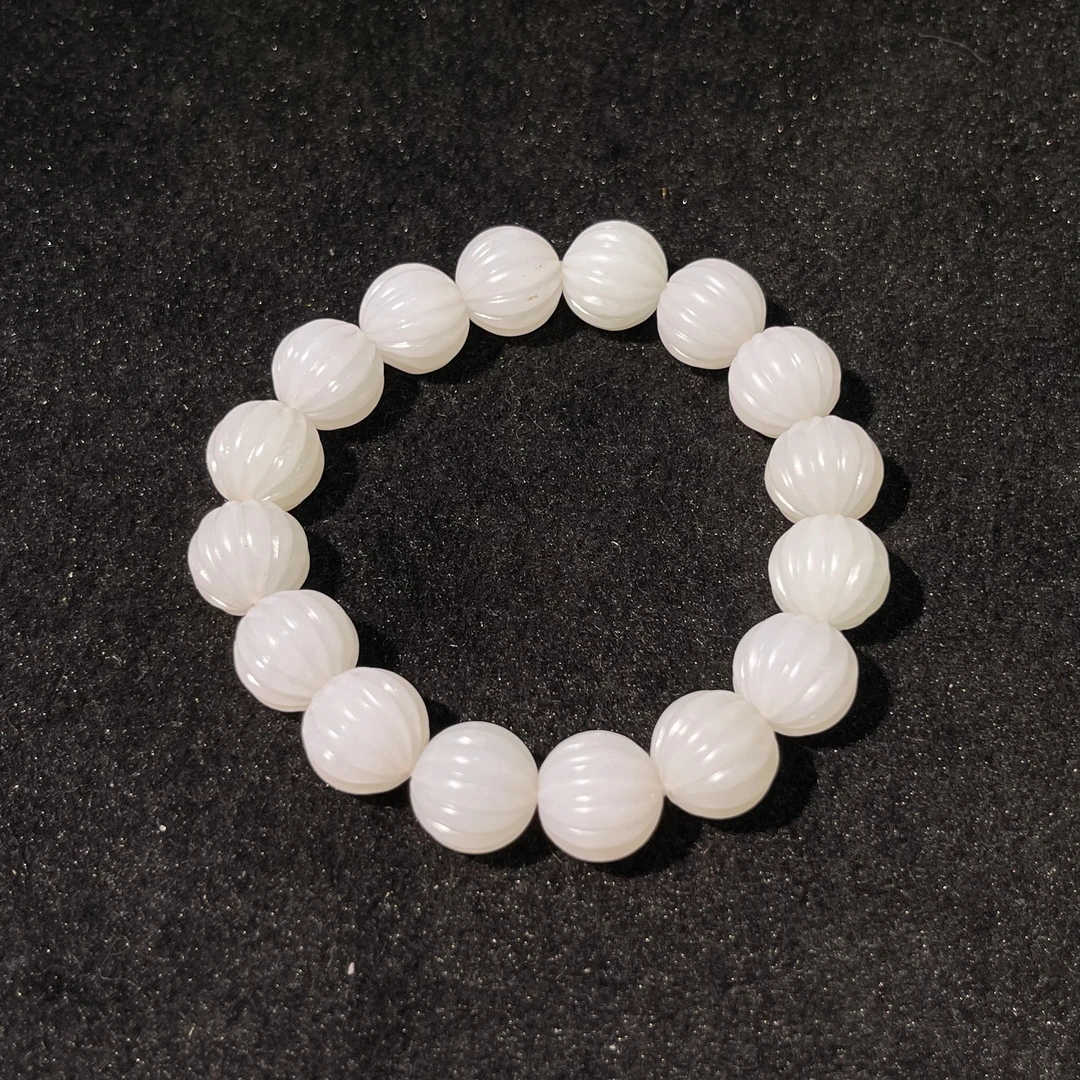 臻藏（8a）和田玉手串2506020057