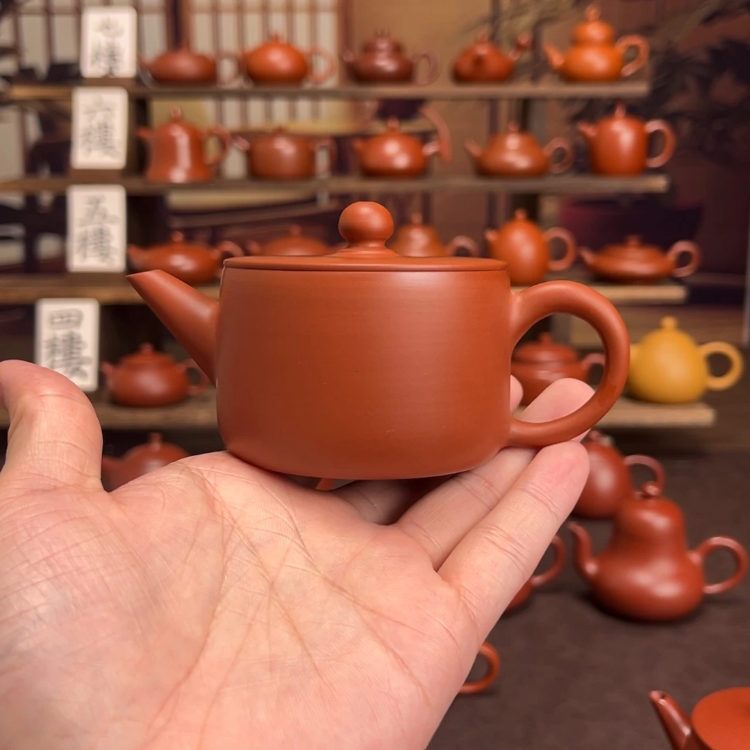 茶壶紫砂超薄汉瓦130cc