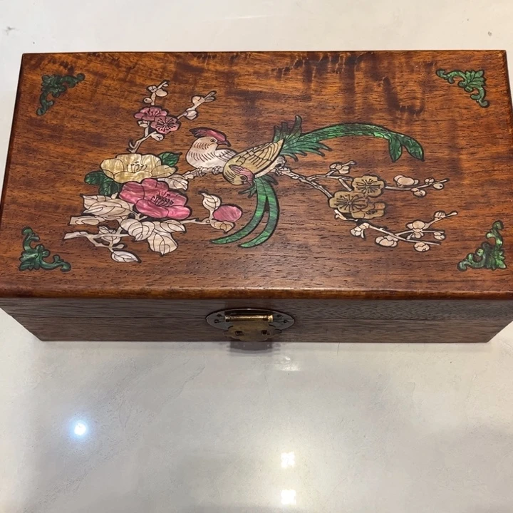 木仟*绶带鸟首饰盒首饰盒