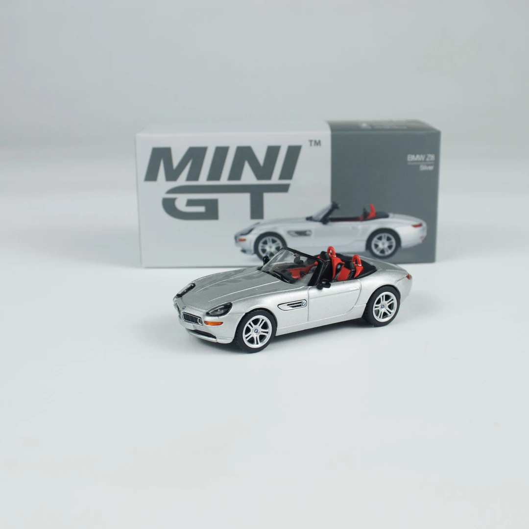 【拆封展车】MINIGT车模 1:64合金 998号 宝马Z8 小比例汽车模型