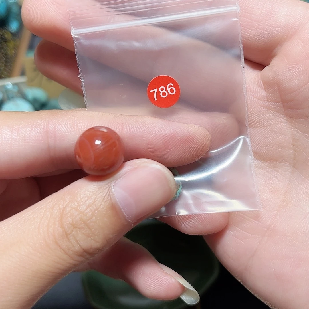 D***o未镶嵌圆珠桶珠老型手串！！玛瑙/玉髓