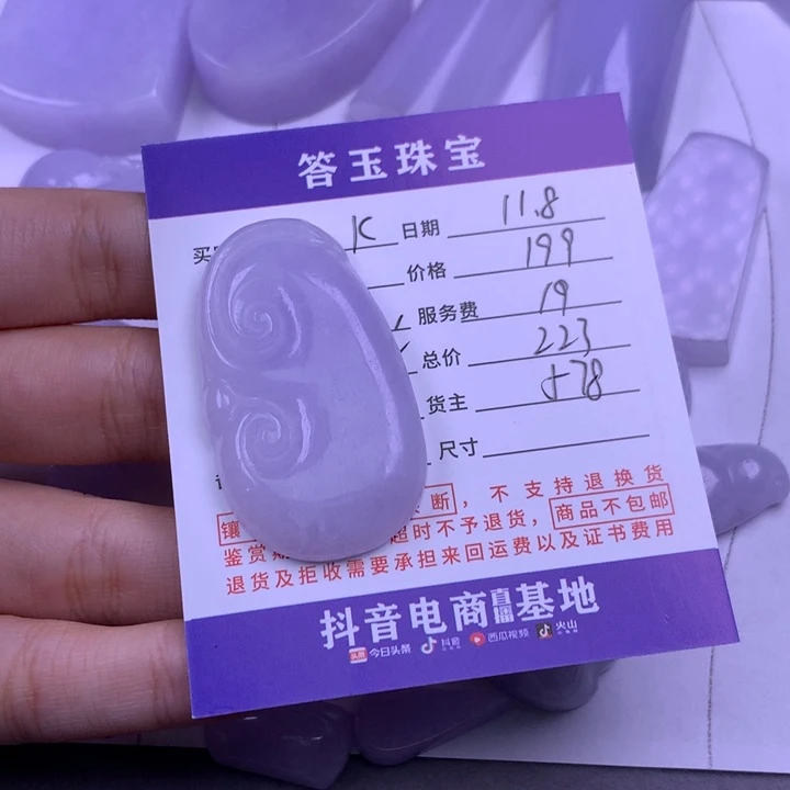 颈饰未镶嵌翡翠@****部