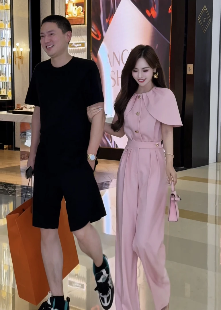 【夏装新款】DO640夏季百搭显瘦时尚气质休闲斗篷上衣+裤子套装