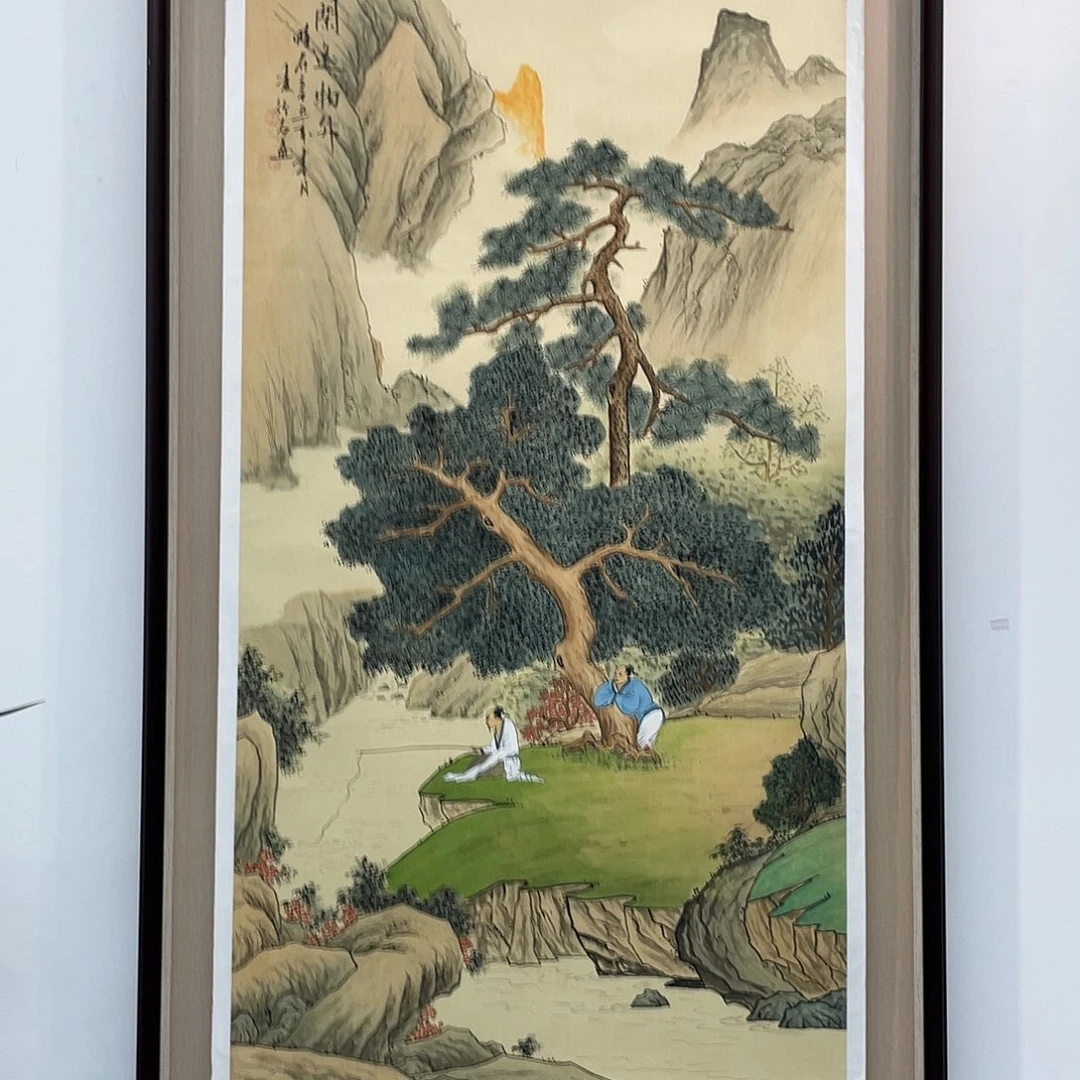 国画凌行志手绘作品