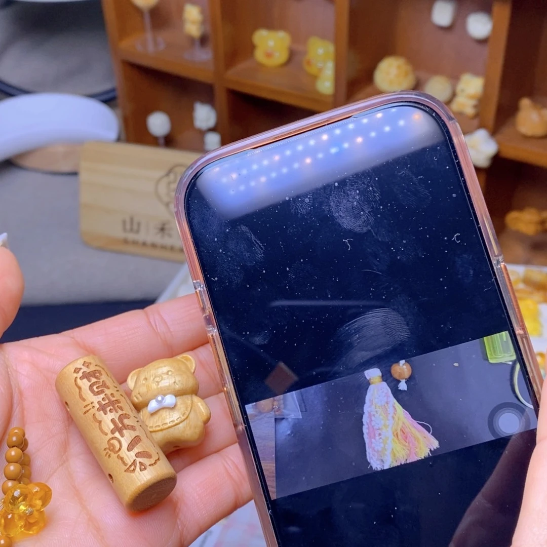 吊坠猴头核桃领带熊和二饼和一口价花和粉柠流苏