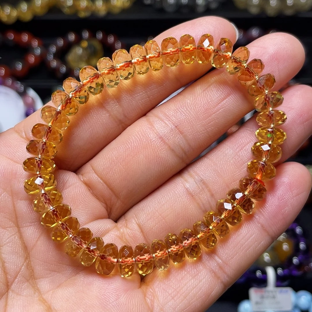 水晶手链未镶嵌巴西暴力黄