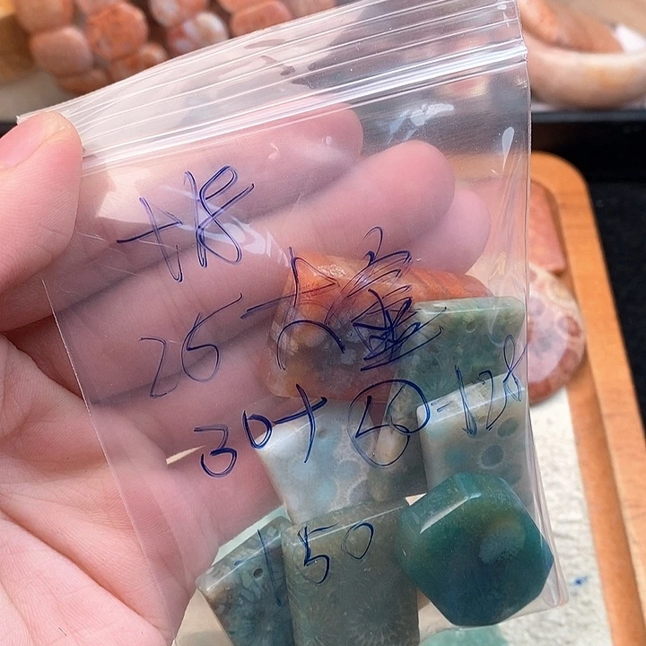 硅化玉颈饰未镶嵌大**金