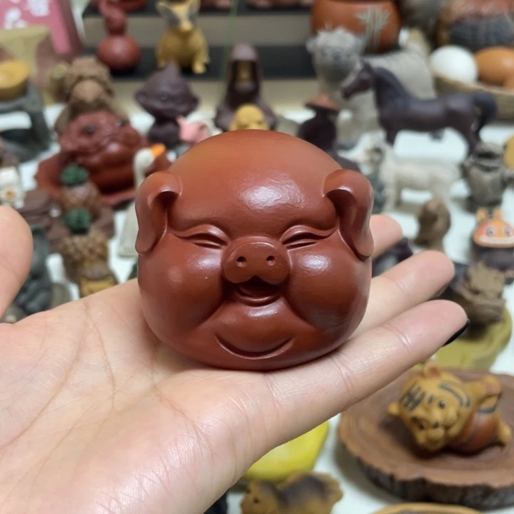 紫砂茶宠紫砂福猪