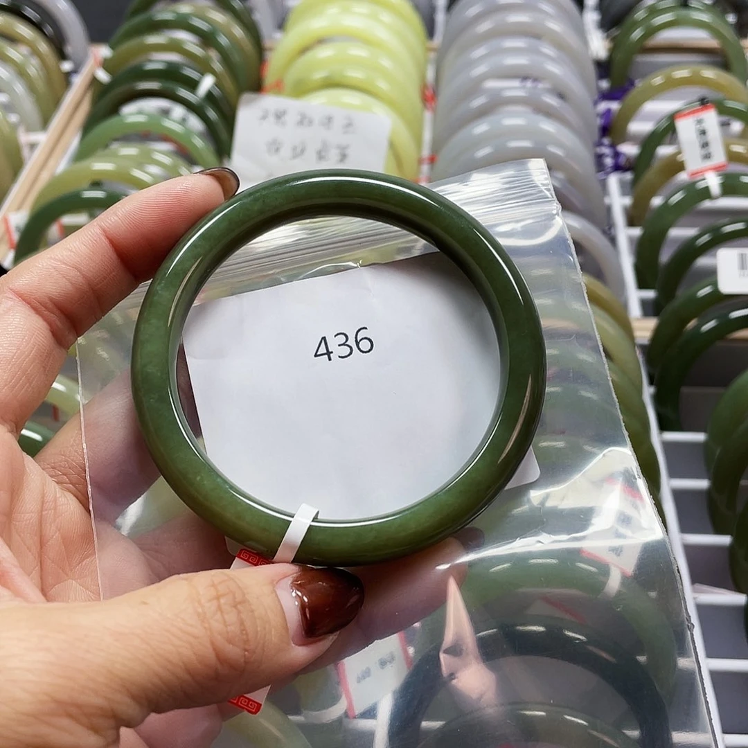 和田玉（糖玉）手镯未镶嵌436-60+