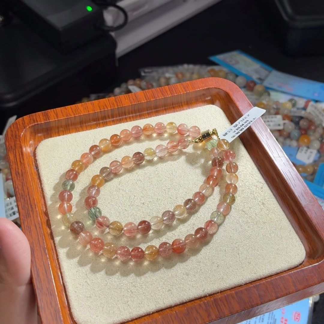 水晶未镶嵌手链32号多样性发货一S 6+