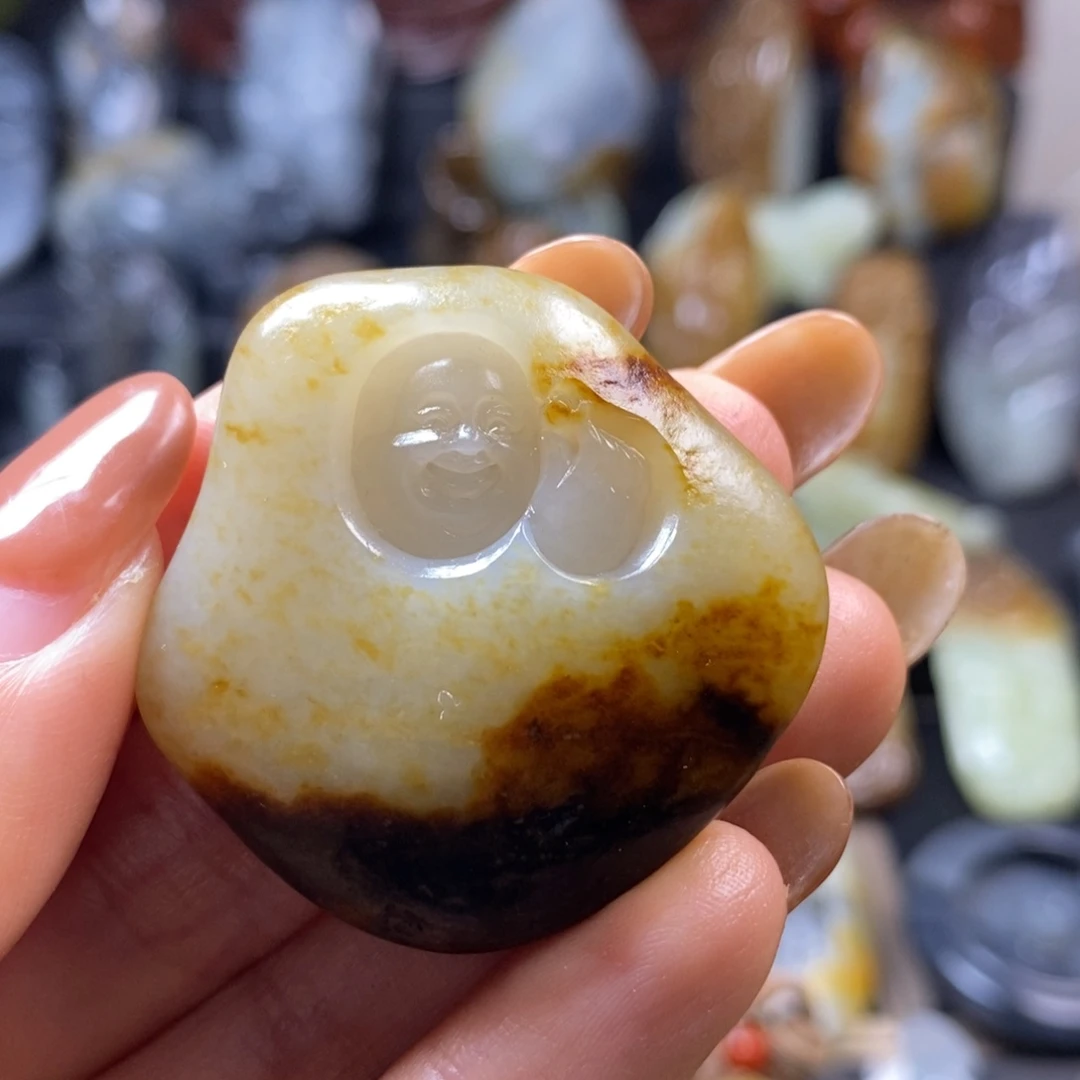 和田玉未镶嵌挂件