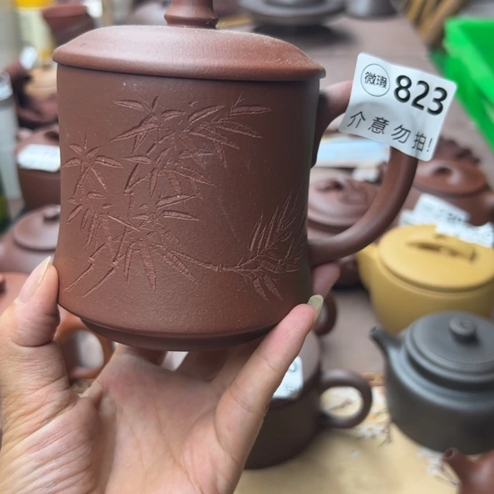 茶壶紫砂紫泥半手400