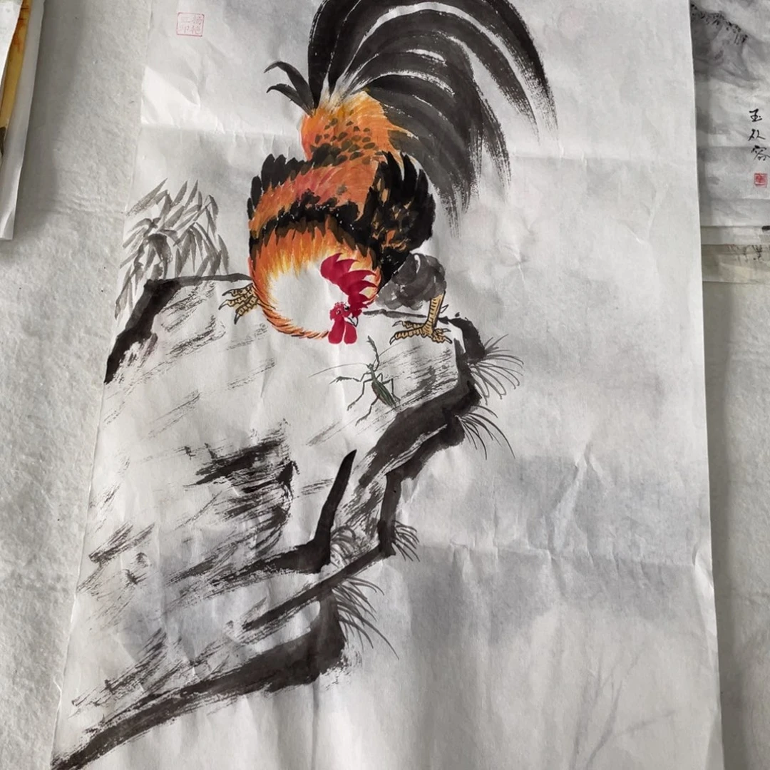 国画杨艳红老师绘画