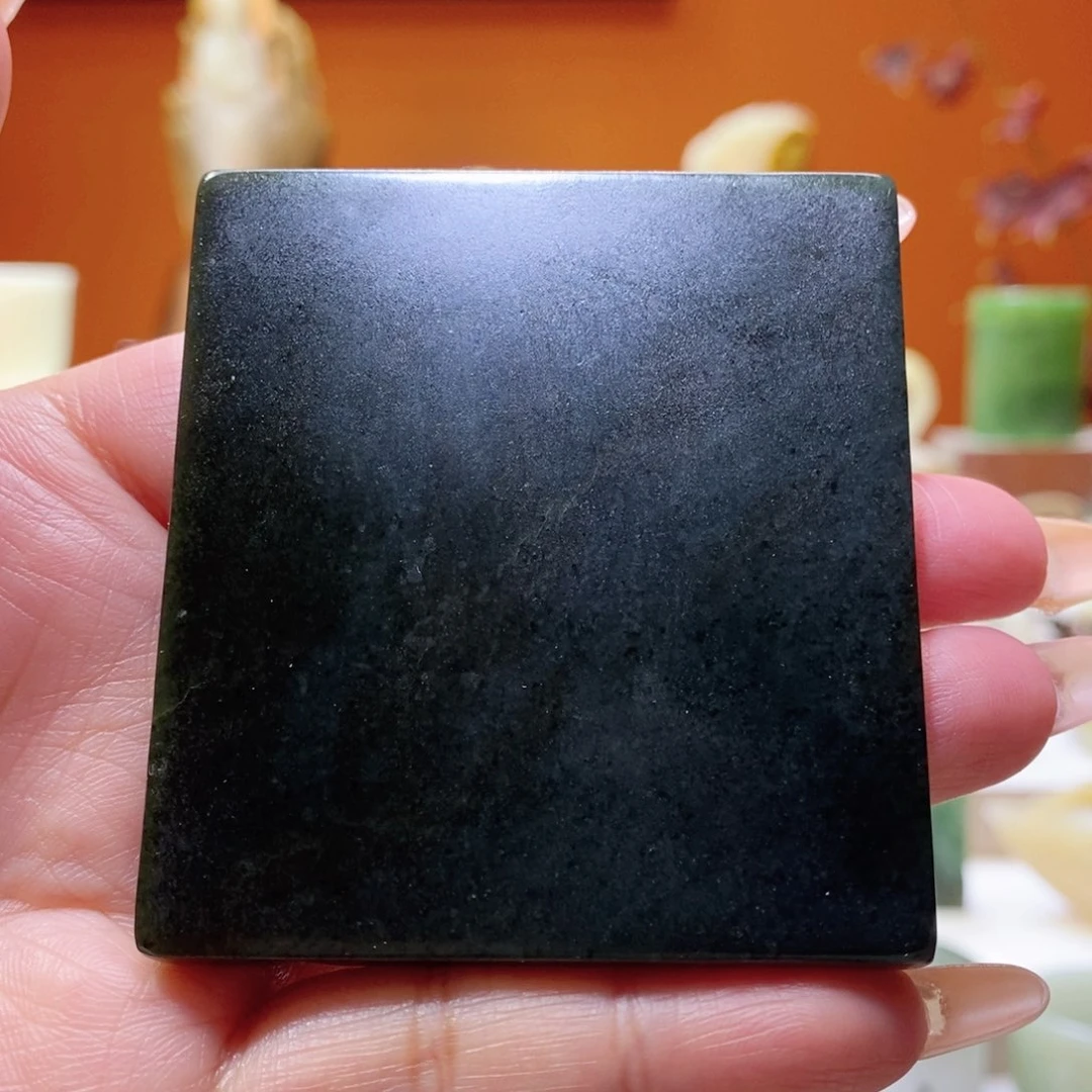 未镶嵌和田玉挂件和田玉青玉杯垫