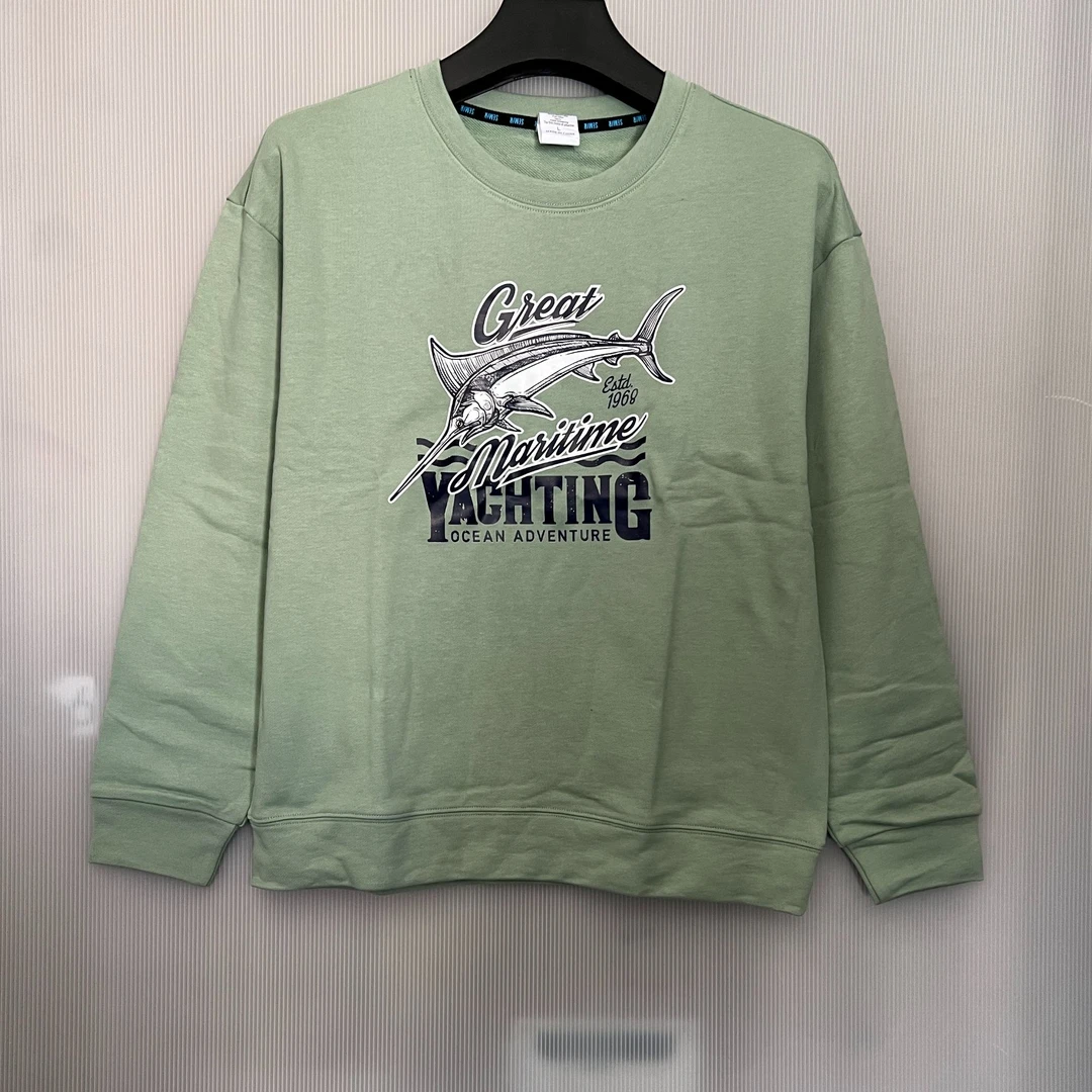 A305 春夏圆领卫衣时尚打底衫休闲长袖套头上衣外套