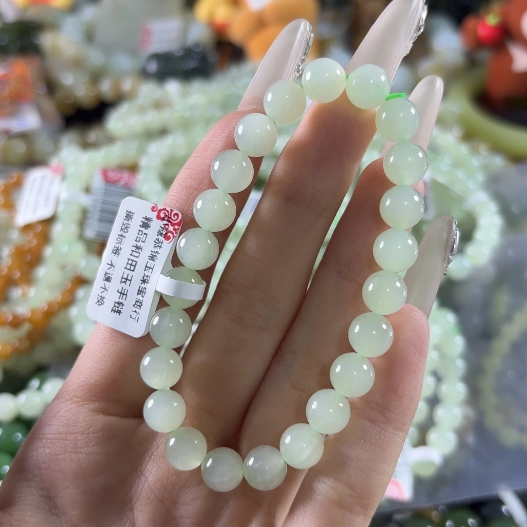 和田玉未镶嵌手链308