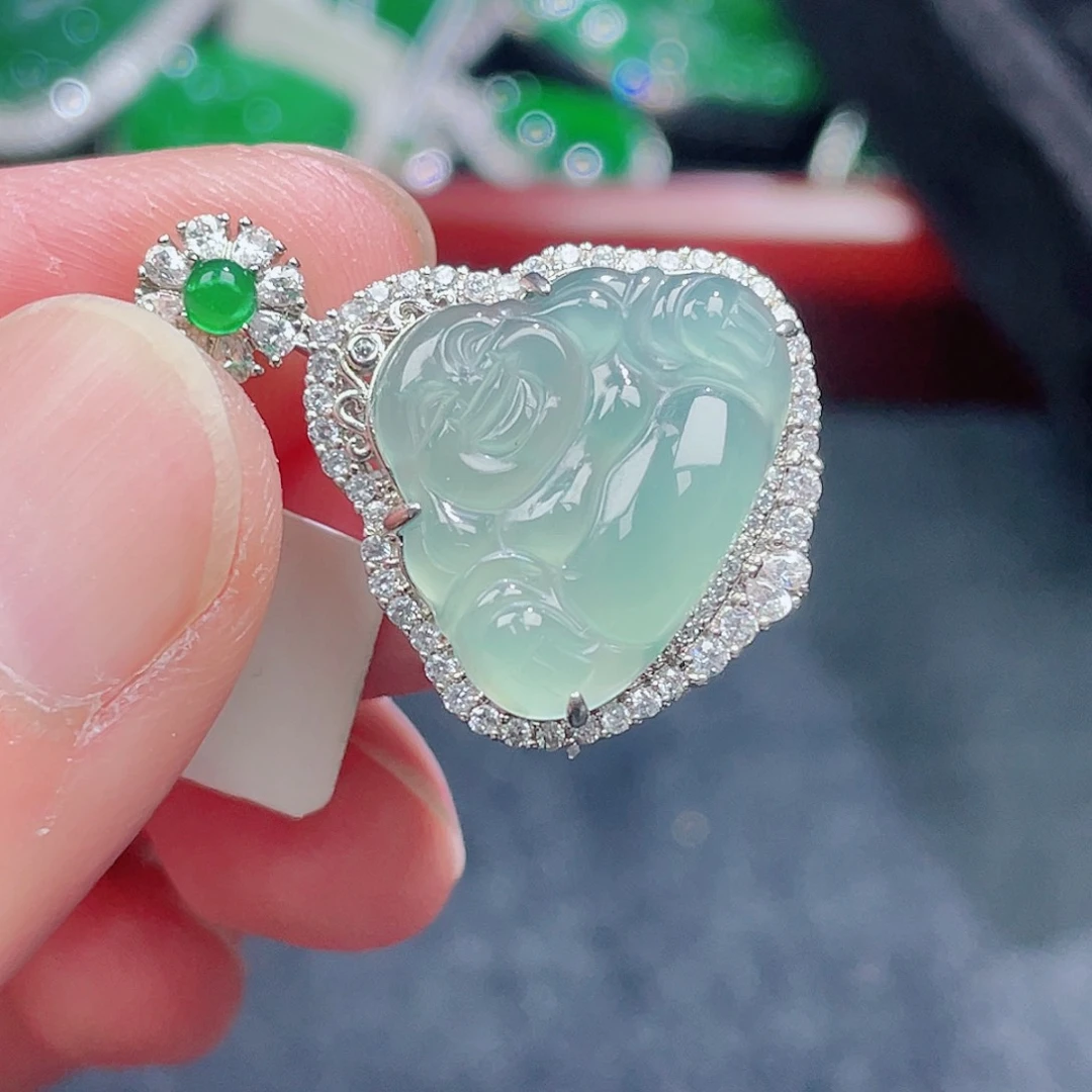 翡翠颈饰未镶嵌080，