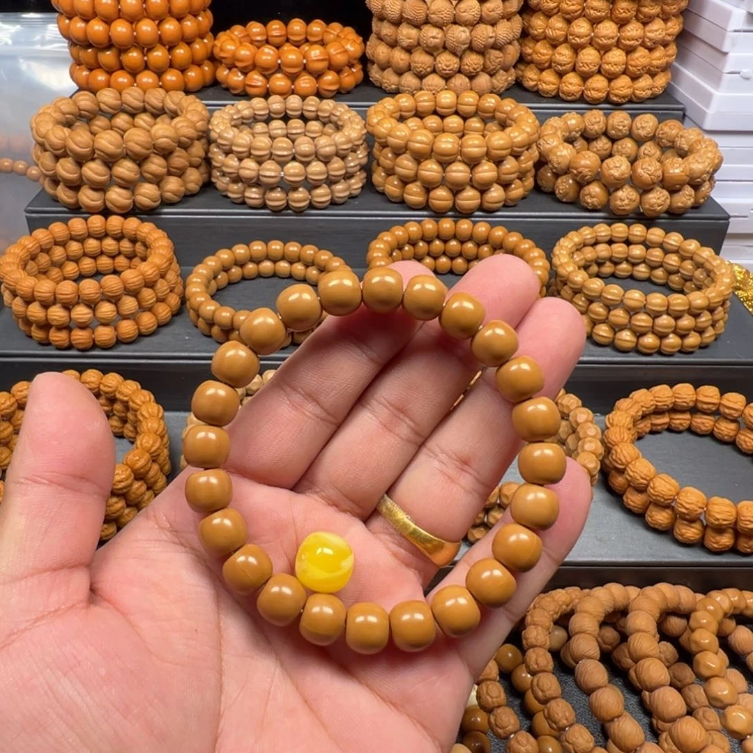 沥***飞猴头核桃手串精品小老型+配饰