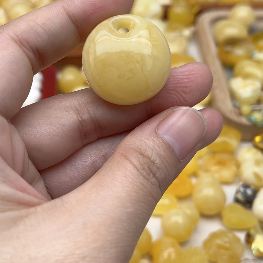 裸石蜜蜡未镶嵌天然