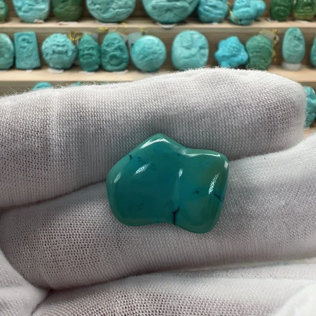 未镶嵌绿松石随形15.8mm