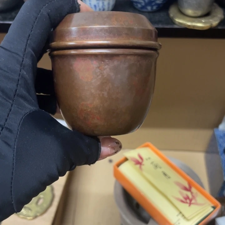 悟**道铜中古工艺品摆件