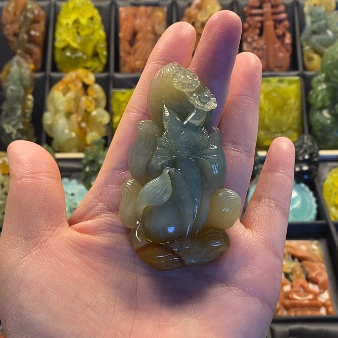 蛇纹石玉合金颈饰