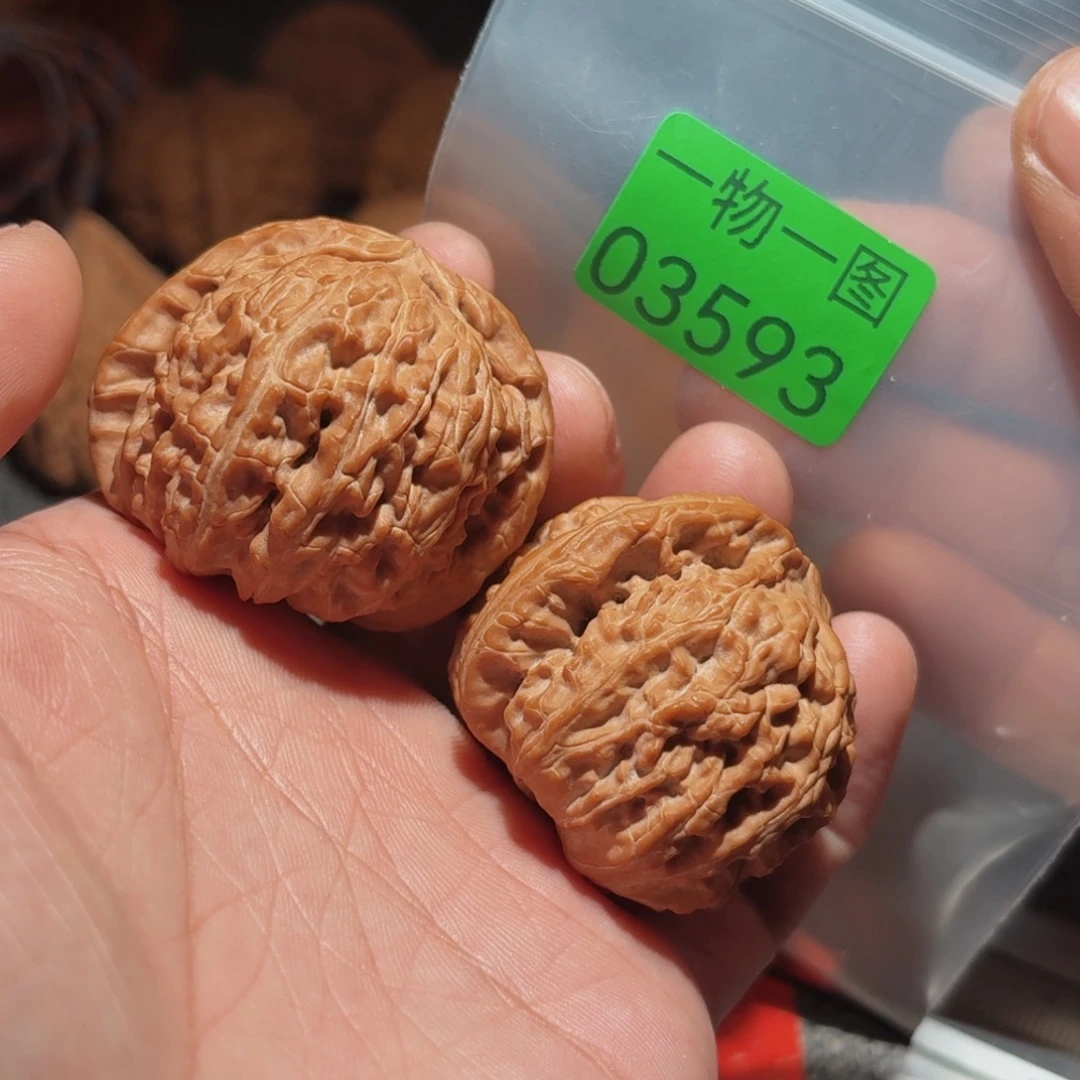 文玩核桃把件白狮子