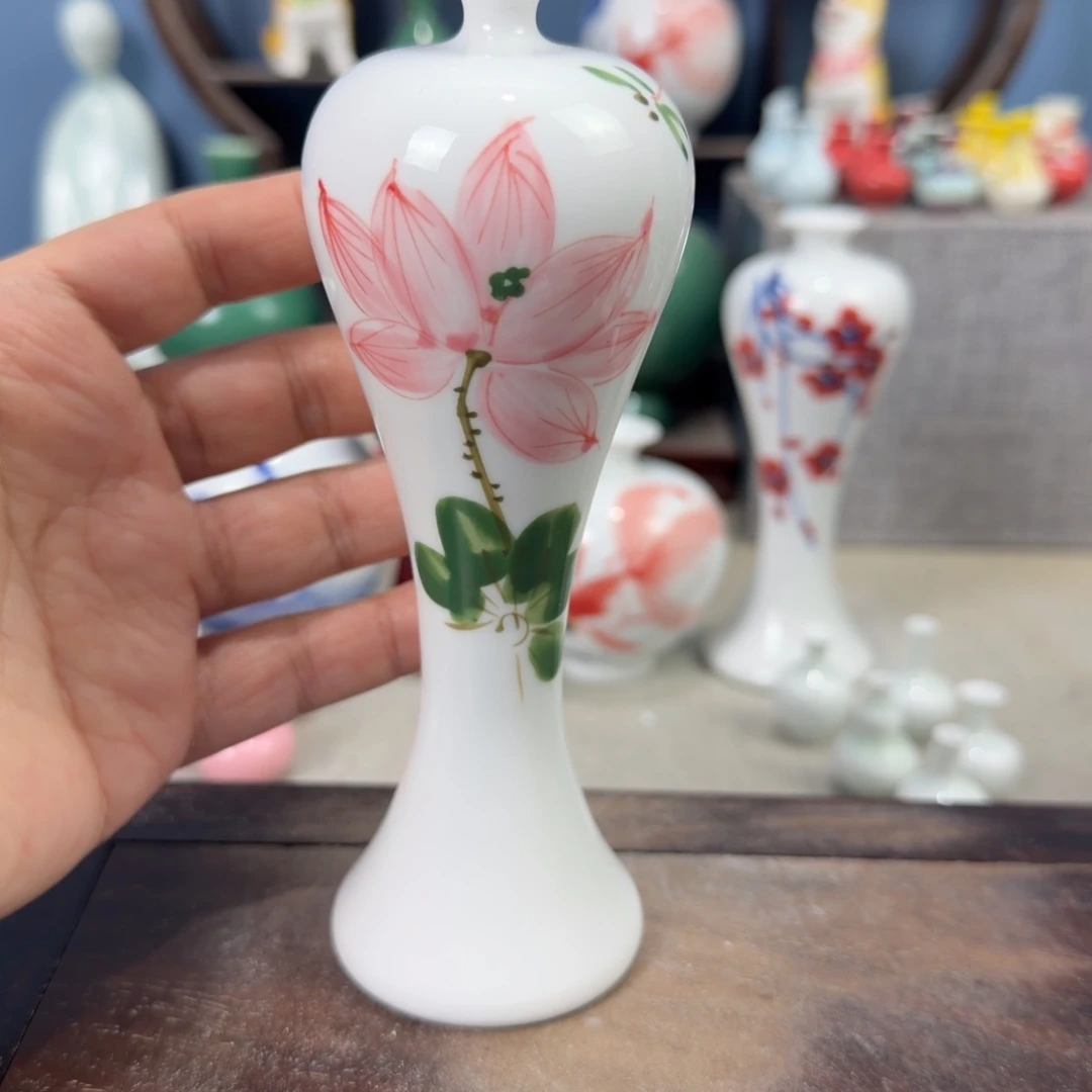 陶瓷手工小花器摆件