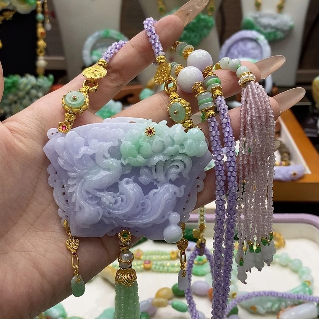 颈饰未镶嵌翡翠志*项链