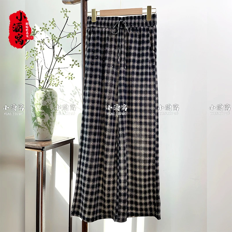 [花格-裤]小酒窝新国风 新中式时尚气质休闲裤-91