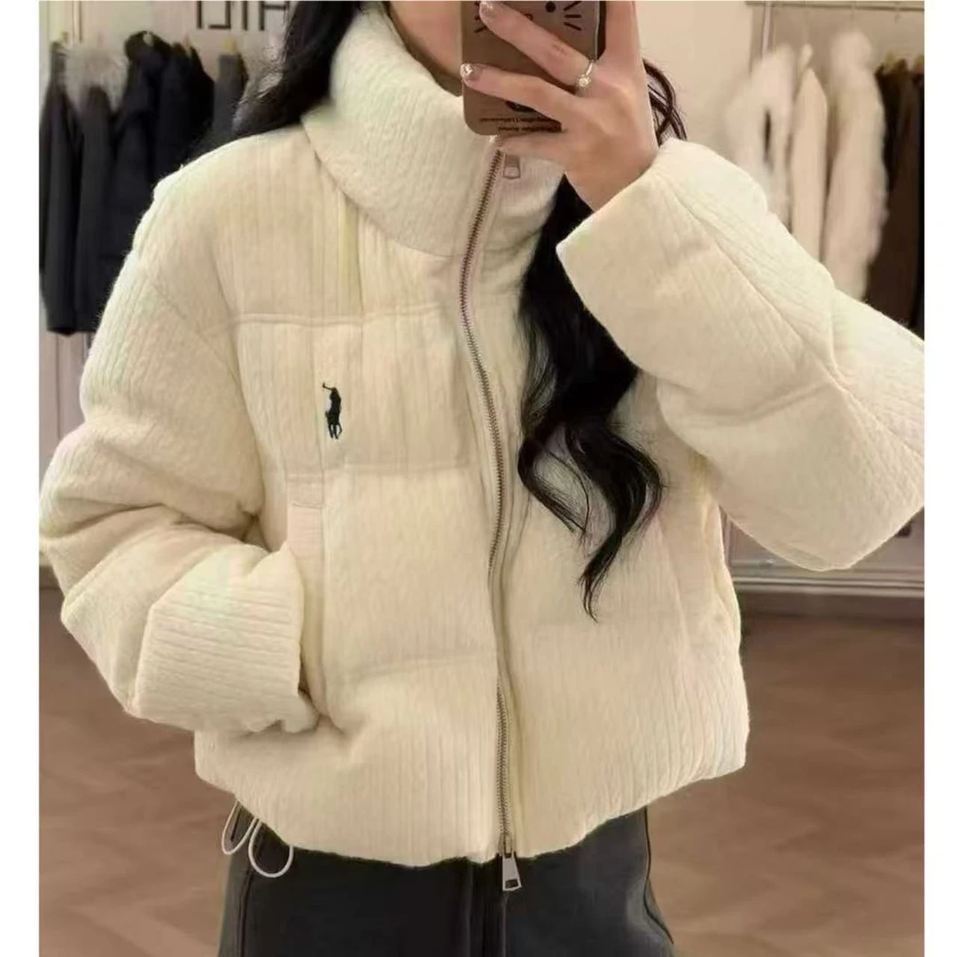 【三懿服饰】2025年冬季新款针织时尚简约休闲百搭立领羽绒服-2221