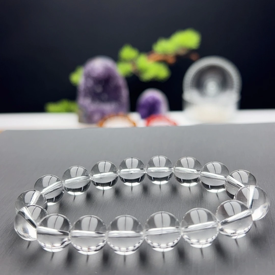 水晶手链未镶嵌白水晶12mm