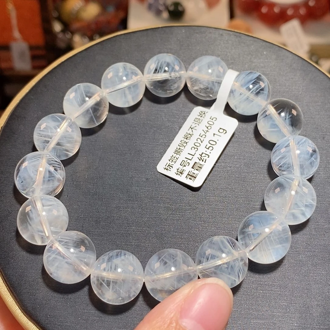 水晶手链未镶嵌尺*F蓝针13.2