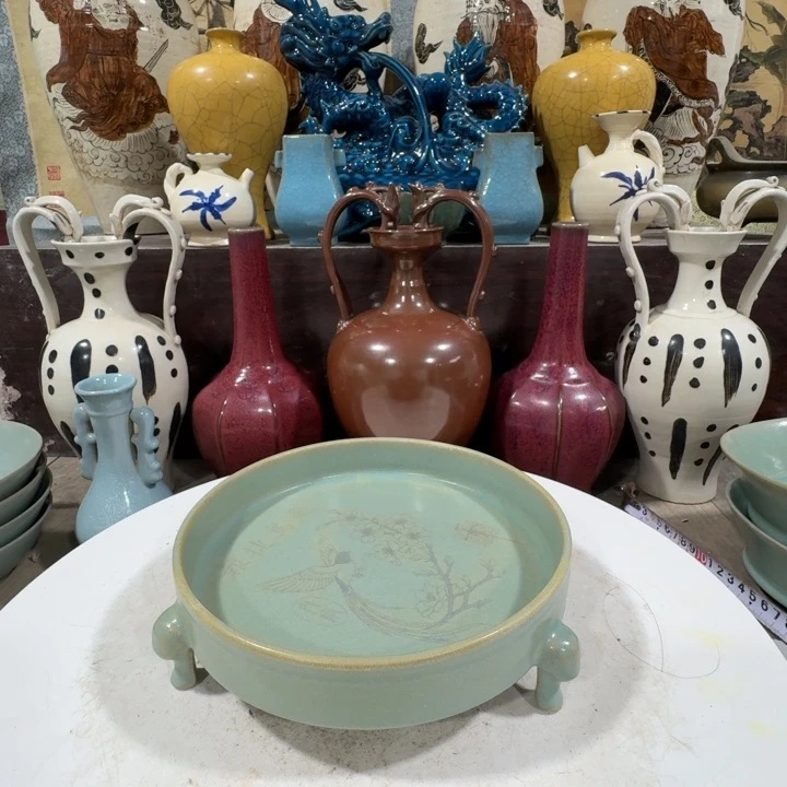 茶盏手工制作陶瓷摆件