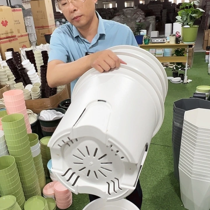 圆形控根口38高34白色无托3只瑕疵