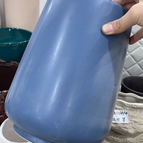 多肉绿植陶瓷花盆9.9包邮，有孔