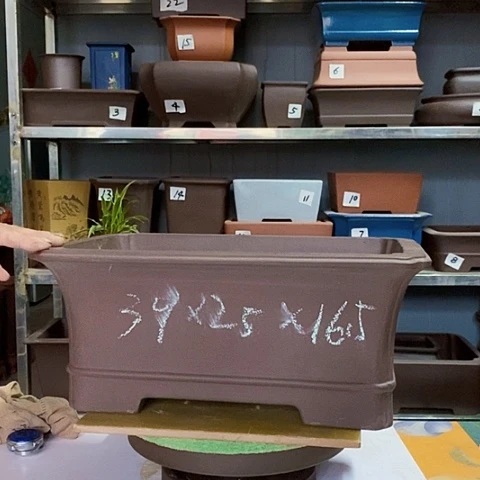 红陶宜兴紫砂花盆