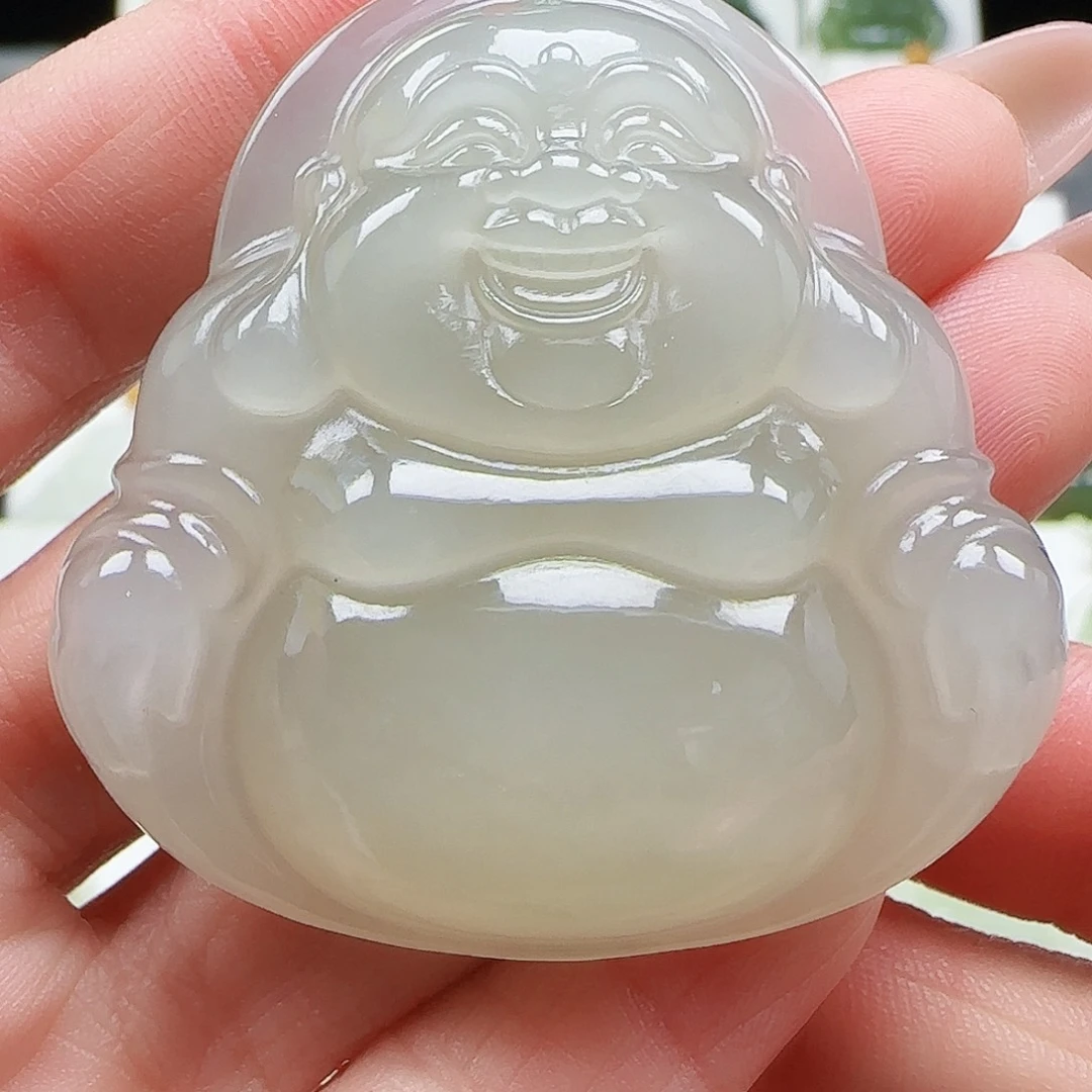 和田玉未镶嵌吊坠(赠链)