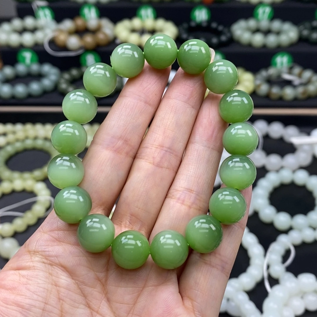 手链未镶嵌和田玉12m m