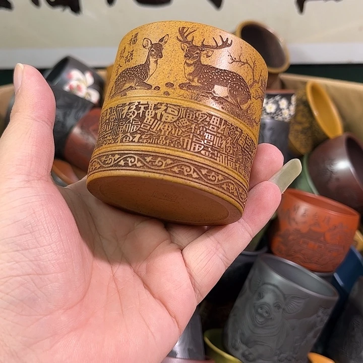 茶杯紫砂全手工紫砂主人杯
