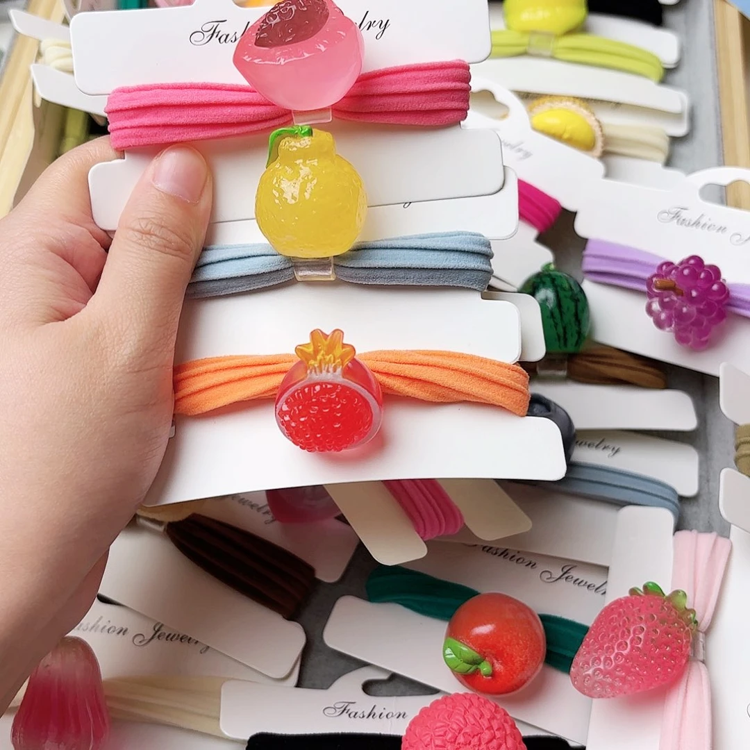 布艺铁合金3个夜光发饰