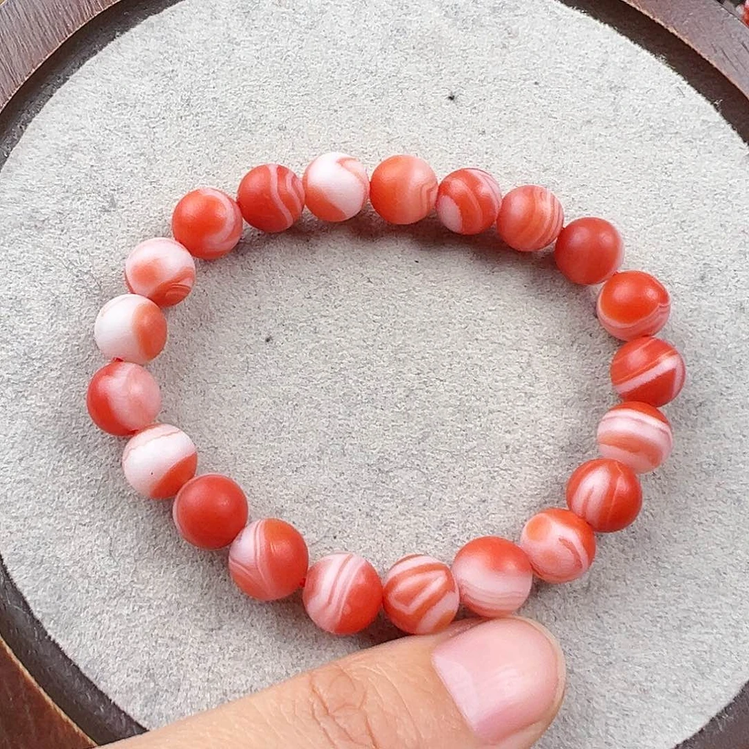 南红玛瑙手串未镶嵌
